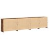 vidaXL LED Sideboard Old Wood 283 x 37 x 67 cm Engineered Wood