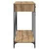 vidaXL Console Table Artisan Oak 100 x 39 x 78.5 cm Engineered Wood
