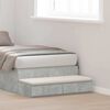 vidaXL Bed Drawers Concrete Grey 90 x 36.5 x 16.5 cm Engineered Wood