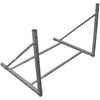 vidaXL Foldable Tyre Rack Silver Galvanised Steel