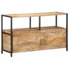 vidaXL Sideboard 110x35x65 cm Solid Mango Wood