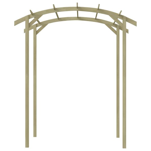 vidaXL Garden Pergola Impregnated Pinewood 180x197x210 cm