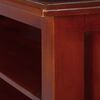 vidaXL Corner TV Cabinet Classical Brown Solid Mahogany Wood