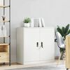 vidaXL Storage Cabinet White 90 x 40 x 90 cm Steel