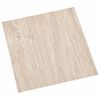 vidaXL Flooring Planks White and Wood Color 5.11 m&sup2; 55 pcs PVC