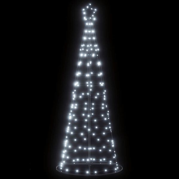 vidaXL LED Christmas Tree 200 LEDs Cold White 180 cm