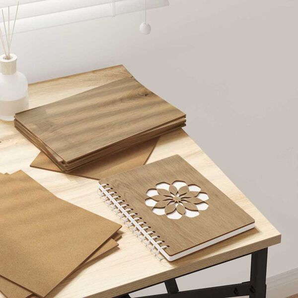 vidaXL Decor Panels 150 pcs Artisan Oak 21 x 30 x 0.27 cm