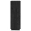 vidaXL Book Cabinet/Room Divider Black 40x35x103 cm Solid Pinewood