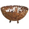 Esschert Design Fire Bowl Laser Cut Rust