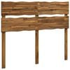 vidaXL Live Edge Headboard ROSTOCK Natural 150 cm Solid Acacia Wood