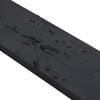 vidaXL Rubber Edge for Snow Plow Black 150x10x1 cm