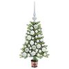 vidaXL Christmas Tree with 150 LEDs with Stand Green 65 cm PE