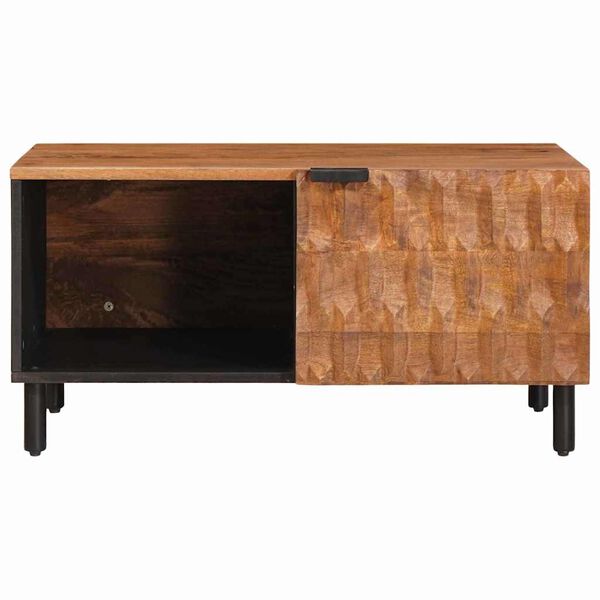 vidaXL Coffee Table Brown 80 x 50 x 40 cm Solid Mango Wood