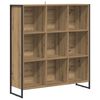 vidaXL Book Cabinet 99.5 x 30 x 108.5 cm Engineered Wood Artisian Oak