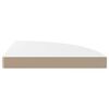 vidaXL Floating Corner Shelf High Gloss White 35x35x3.8 cm MDF