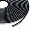 vidaXL Self-Adhesive Door Brush Seal 10 m PP Black