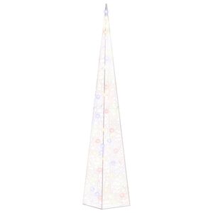 vidaXL Acrylic Decorative LED Light Cone Multicolour 90 cm