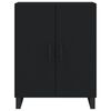 vidaXL Sideboard Black 69.5x34x90 cm Engineered Wood