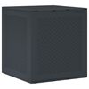 vidaXL Garden Storage Box Anthracite 55 x 53 x 57 cm Polypropylene