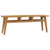 vidaXL TV Cabinet 120x35x45 cm Solid Teak Wood