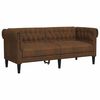 vidaXL Sofa Brown 182.5 x 74.5 x 74.5 cm Polyester
