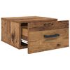 vidaXL Bedside Cabinet Old wood 35 x 35 x 20 cm Engineered wood