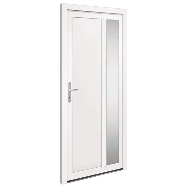 vidaXL Front Door White 98x208 cm PVC