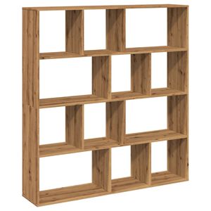 vidaXL Book Cabinet Artisian Oak 132x29x141,5 cm Engineered Wood