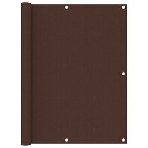 vidaXL Balcony Screen Brown 120x300 cm Oxford Fabric
