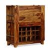 vidaXL Bar Cabinet Solid Acacia Wood 85x40x95 cm