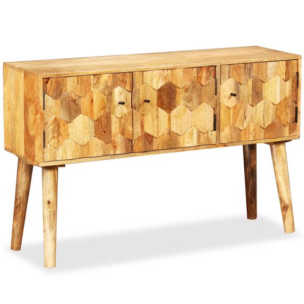 vidaXL Sideboard Solid Mango Wood 118x35x75 cm