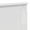 vidaXL Headboard Gloss White 200 cm Engineered Wood