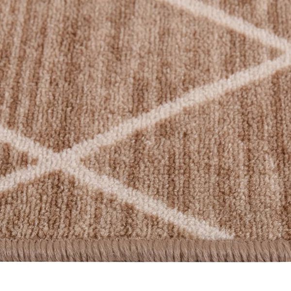 vidaXL Carpet Runner Light Brown 80x600 cm