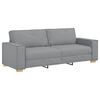 vidaXL 3-Seater Sofa Light Grey 220x78x84 cm Fabric