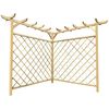 vidaXL Corner Pergola 160x160x197 cm Impregnated Pinewood