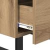 vidaXL Bedside Cabinet with Drawer 2 pcs Artisan Oak 40 x 35 x 47.5 cm