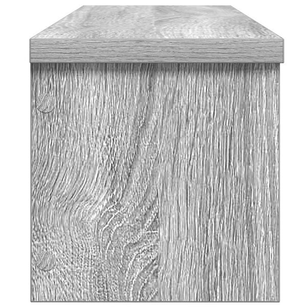 vidaXL Kitchen Rack Stackable Grey Sonoma 60x15x16 cm Engineered Wood