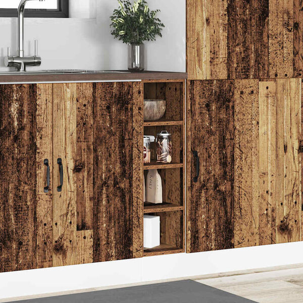 vidaXL Bottom Cabinet Riga Old Wood 20x44.5x81.5 cm Engineered Wood