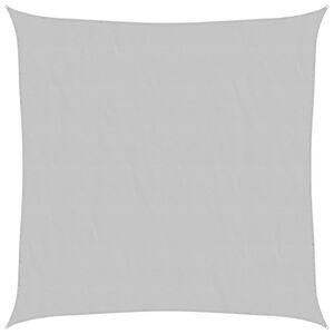 vidaXL Sun Shade Sail Light Grey 2x2 m 100% Polyester Oxford