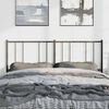 vidaXL Metal Replace Headboard Black 150 cm