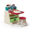 Step2 Easel Desk with Stool Flip & Doodle 836500