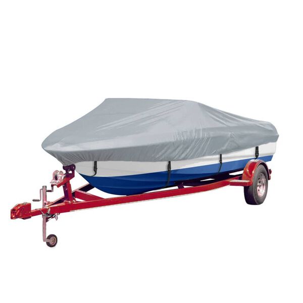 vidaXL Boat Covers 2 pcs Grey Length 519-580 cm Width 294 cm