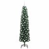 vidaXL Artificial Christmas Tree with 300 LEDs with Stand Green 210 cm