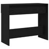 vidaXL Console Table Black oak 90 x 36 x 75 cm Engineered wood