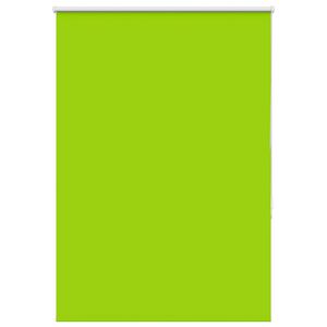 vidaXL Roller Blind Blackout Leaves Green 115x150 cm Fabric Width 110.7 cm Polyester