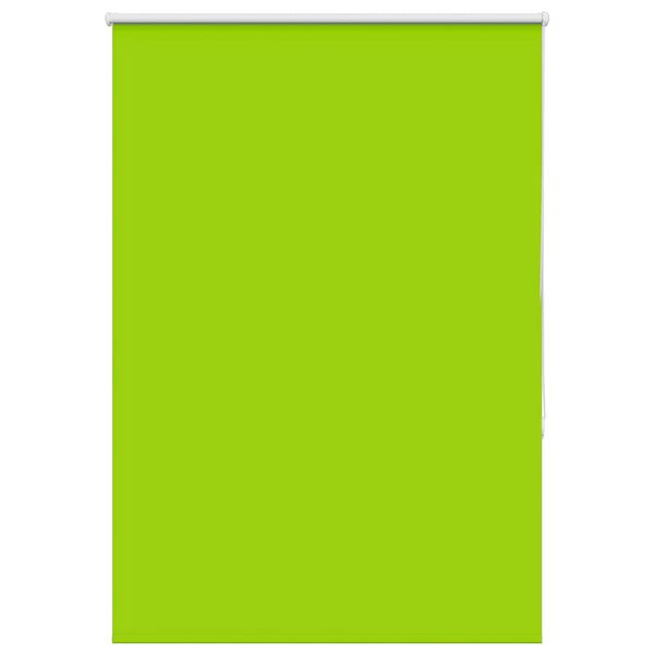 vidaXL Roller Blind Blackout Leaves Green 115x150 cm Fabric Width 110.7 cm Polyester