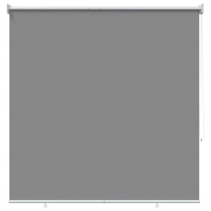 vidaXL Outdoor Roller Blind UV Protection Light Grey Polyester