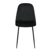 Venture Home Dining Chairs 2 pcs Polar Velvet Black