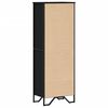 vidaXL Bookcase Black 50x31x137.5 cm Engineered Wood