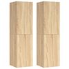 vidaXL TV Cabinets 2 pcs Sonoma Oak 30.5x30x110 cm Engineered Wood